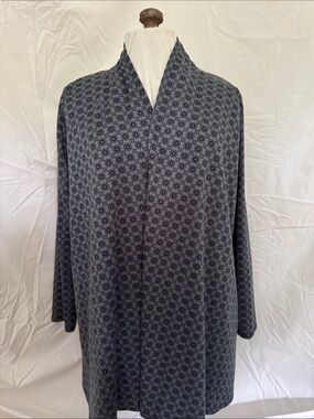Azules Grey/BlackPatterned Lightweight cardigan